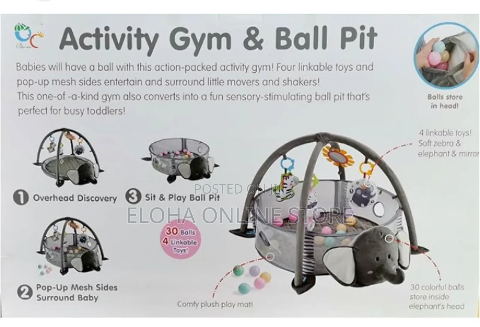 Baby Activity Gym and Ball Pit
