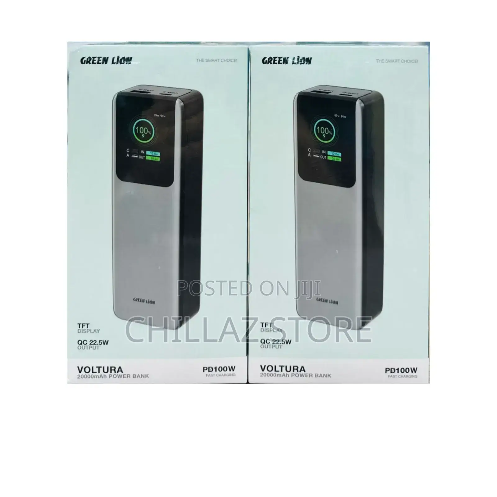 New Brand Green Lion Voltura Power Bank.