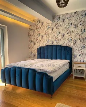 Portable 5by 6 Bed Dark Blue in Colour