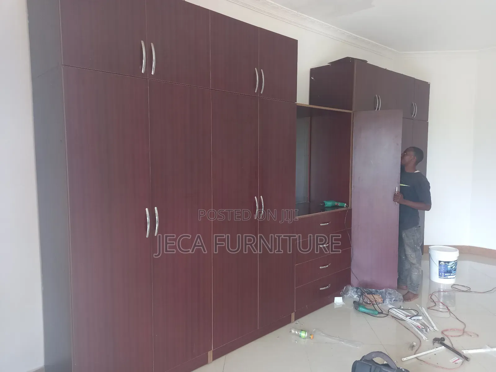 Wardrobes.