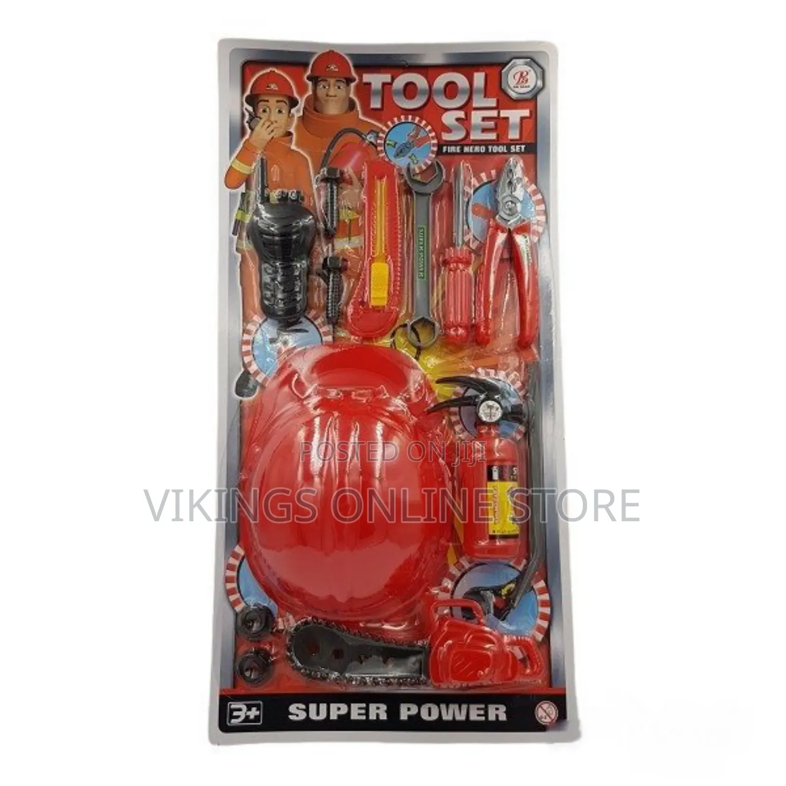 Children's Toy With Firefighter Equipment – ​​Fire Tool Set