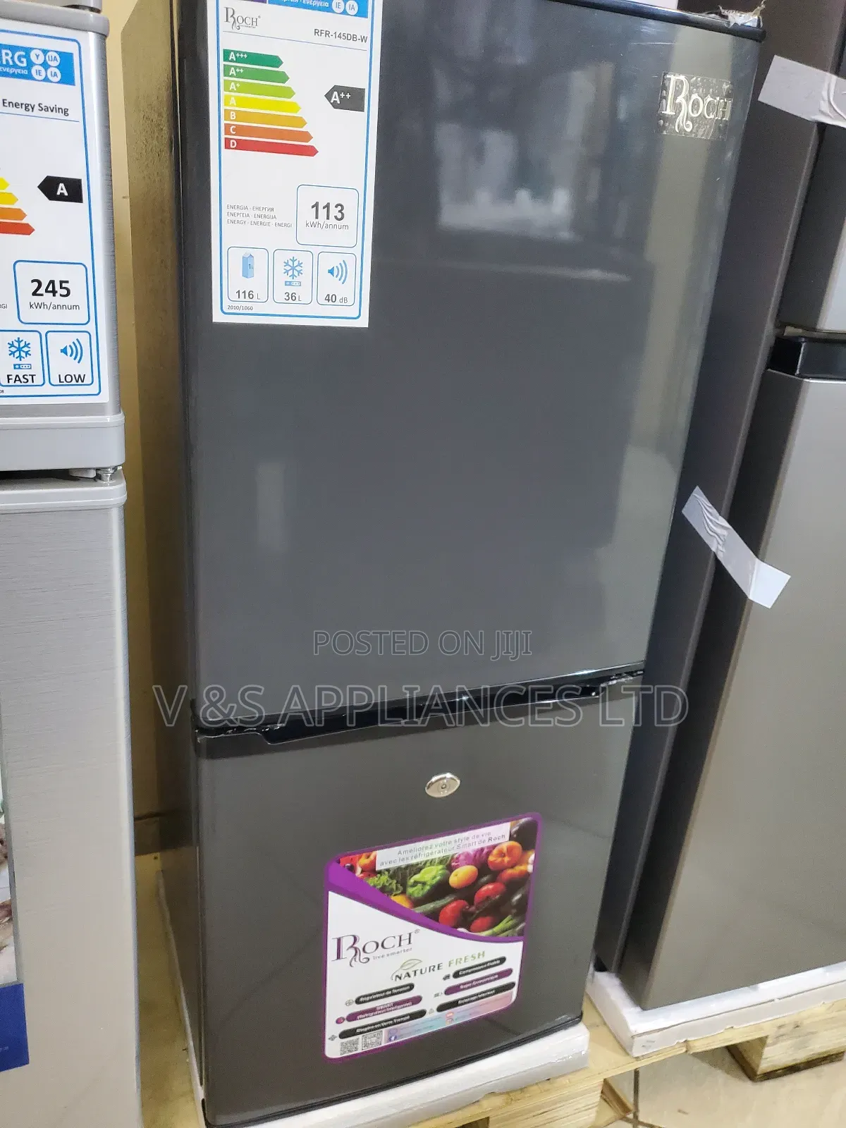 145l Roch Double Door Fridge
