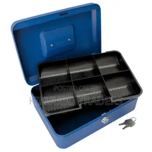 Metal Cash Box 10" 250mm X 200mm X 90mm