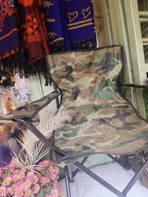 Outdoor Folding Chair Camouflage Armchair Garden Stool
