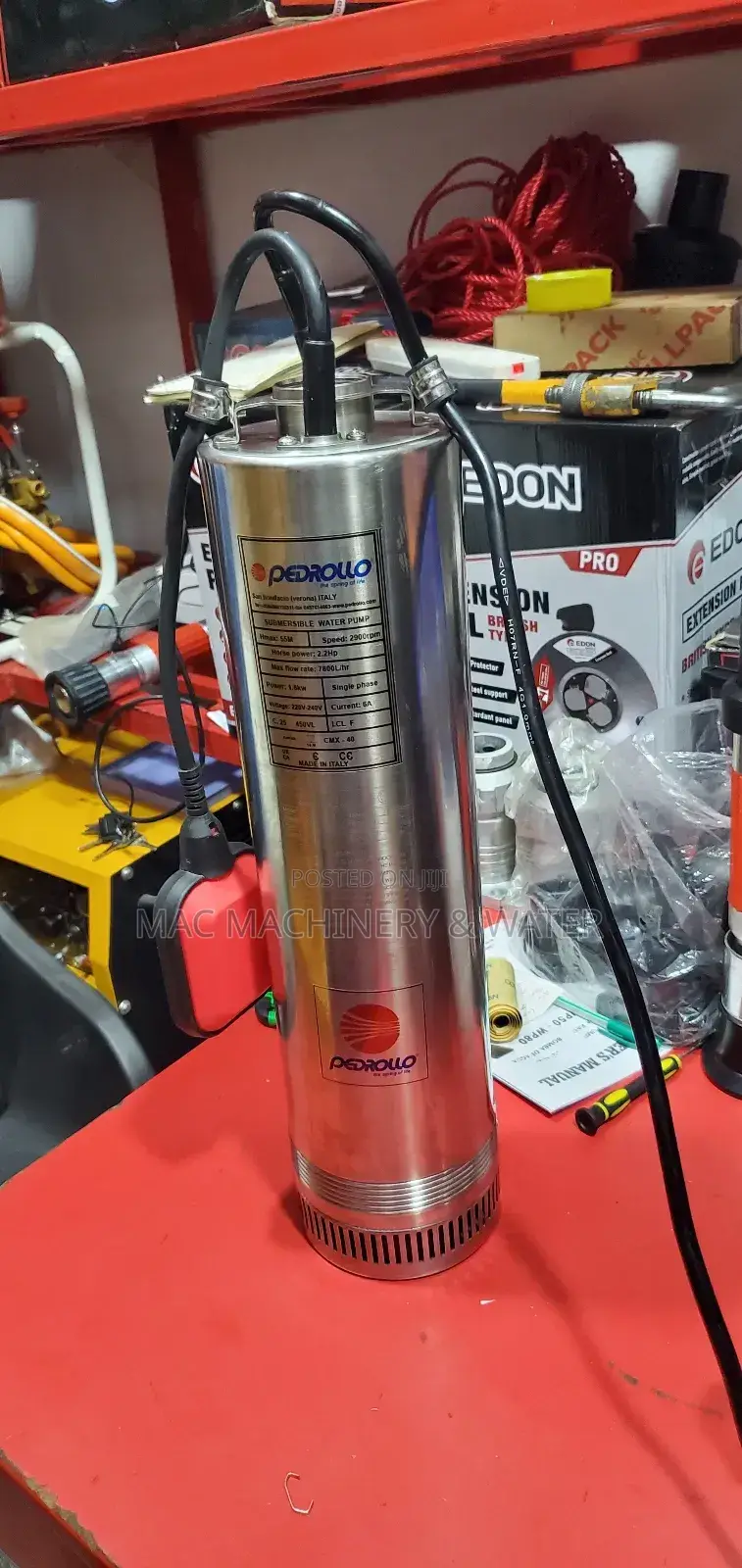 Pedrollo Submersible Pump 55meters Italy 