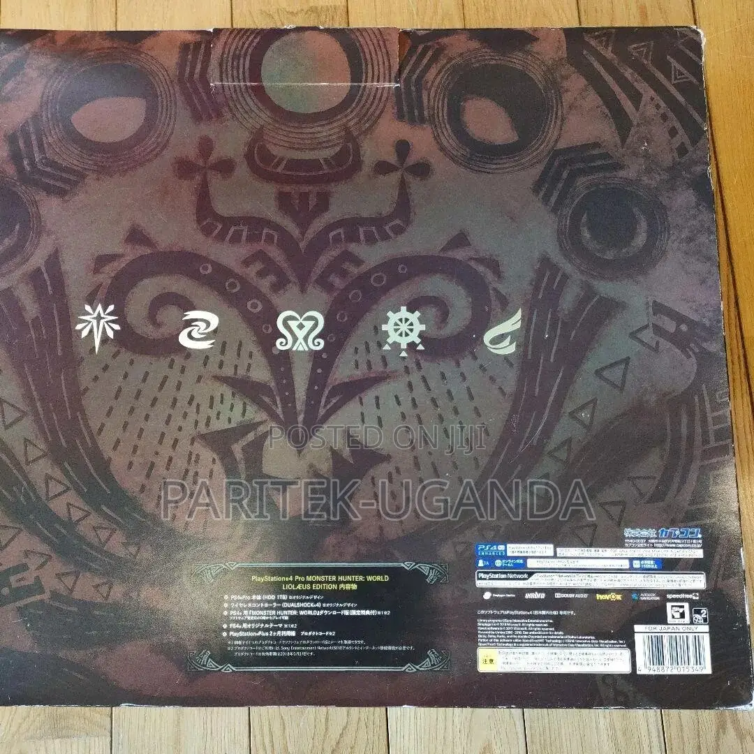 Playstation 4 Pro Console Monster Hunter World