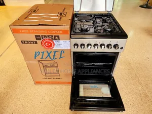 Pixels 60cm by 50cm Gas Cooker With a Rotisserie