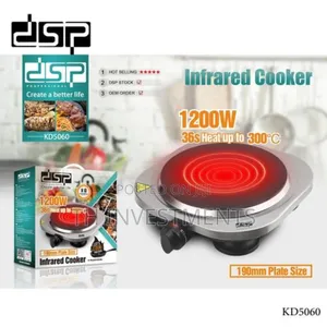DSP 1 Seat Tabletop Infrared Cooker Induction Stove