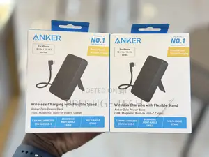 Anker Zolo Wireless Magsafe Power Bank 10000mah 30w + Stand