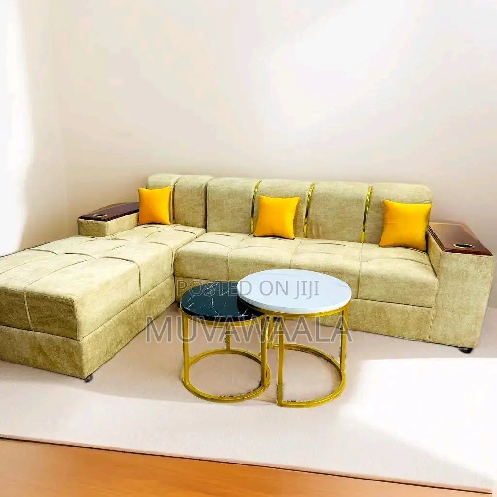 L Sofa Set With Pillow