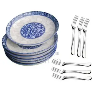 Other Set of 6 Big Ceramic Dinner Plates 6 Folks –