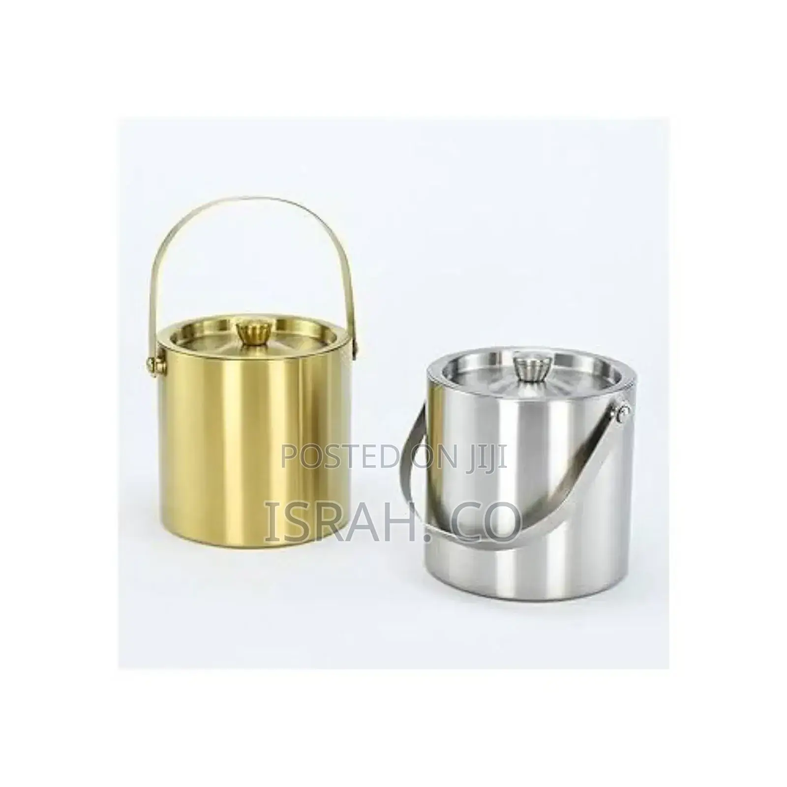 Double Wall Ice Bucket for Ice Cubes, Beer Champagne