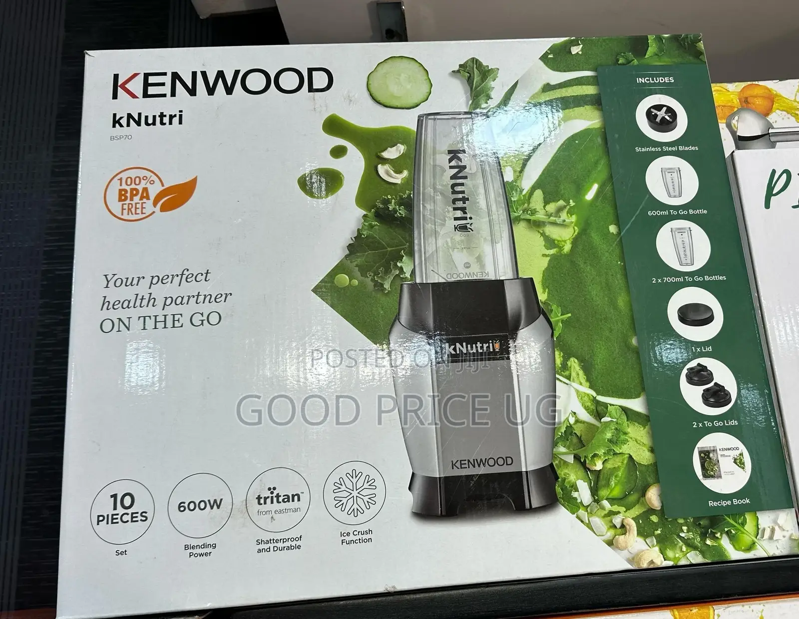 Kenwood Knutri Bpa Free 10 Pieces Set 600w