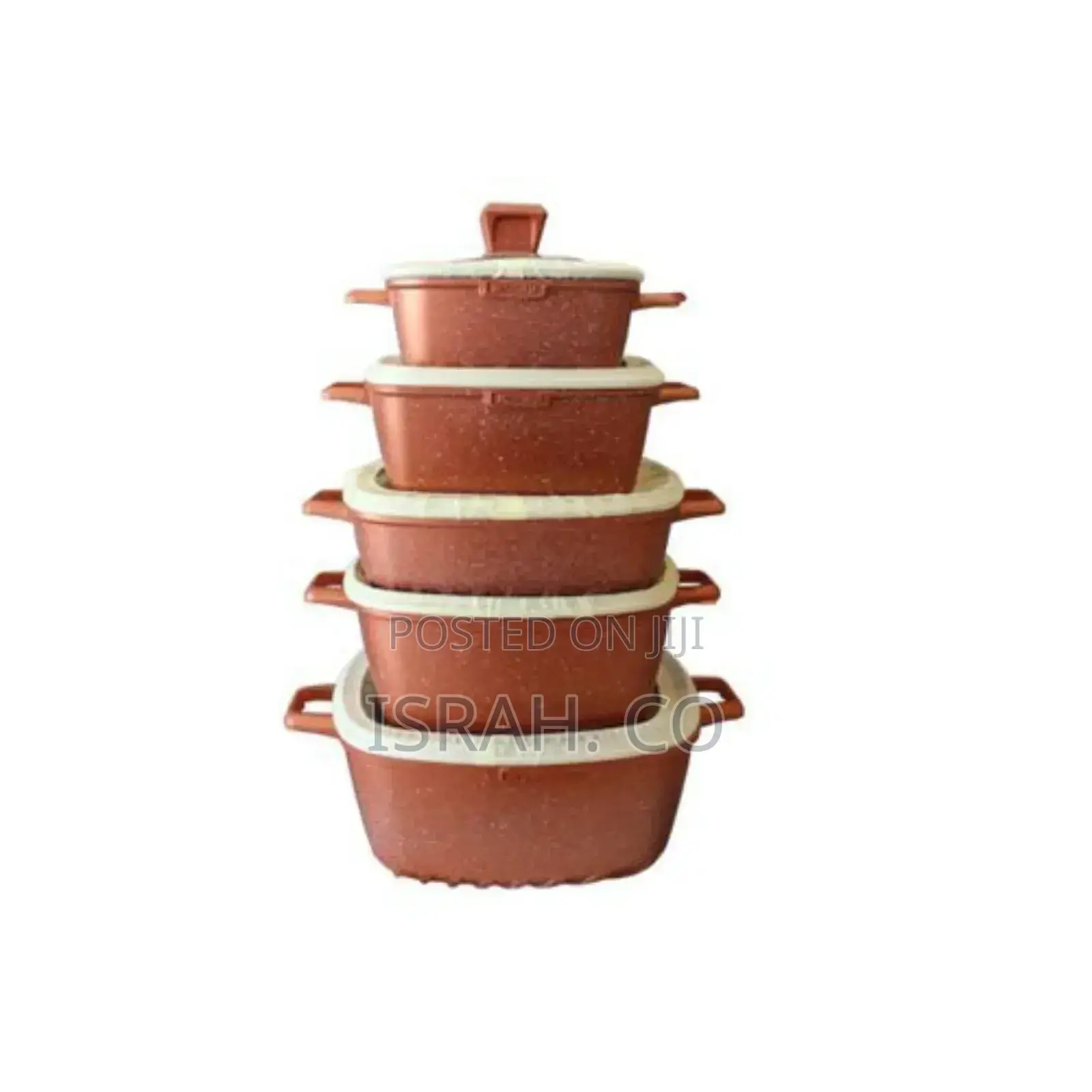 10pcs Square Casserole Non Stick Soup Cooking Pots