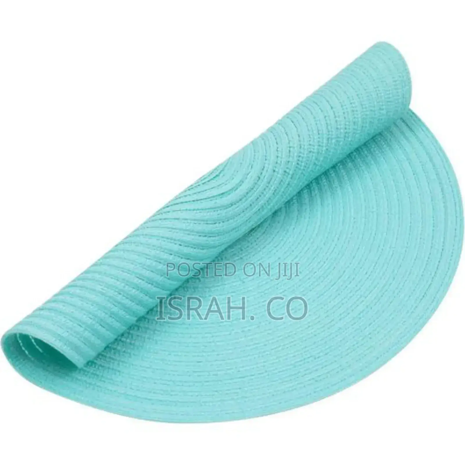 Round Placemats Set of 6,Braided 15 Inch