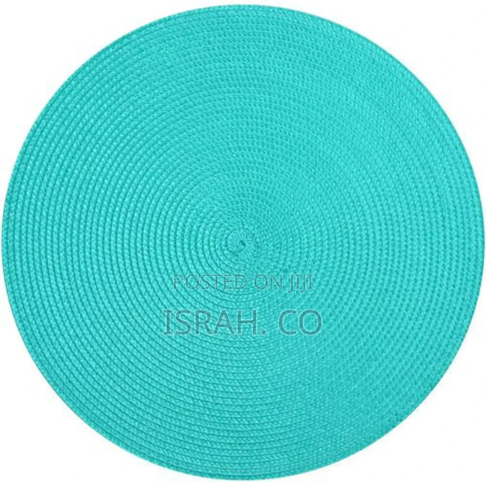 Round Placemats Set of 6,Braided 15 Inch