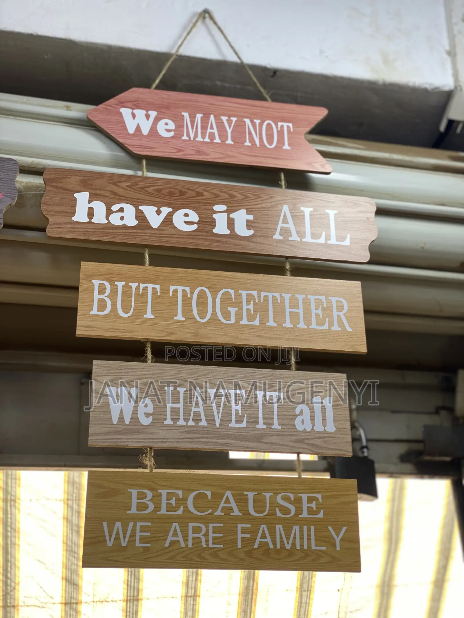 Home Welcoming Hanging Wordings (Have It All )