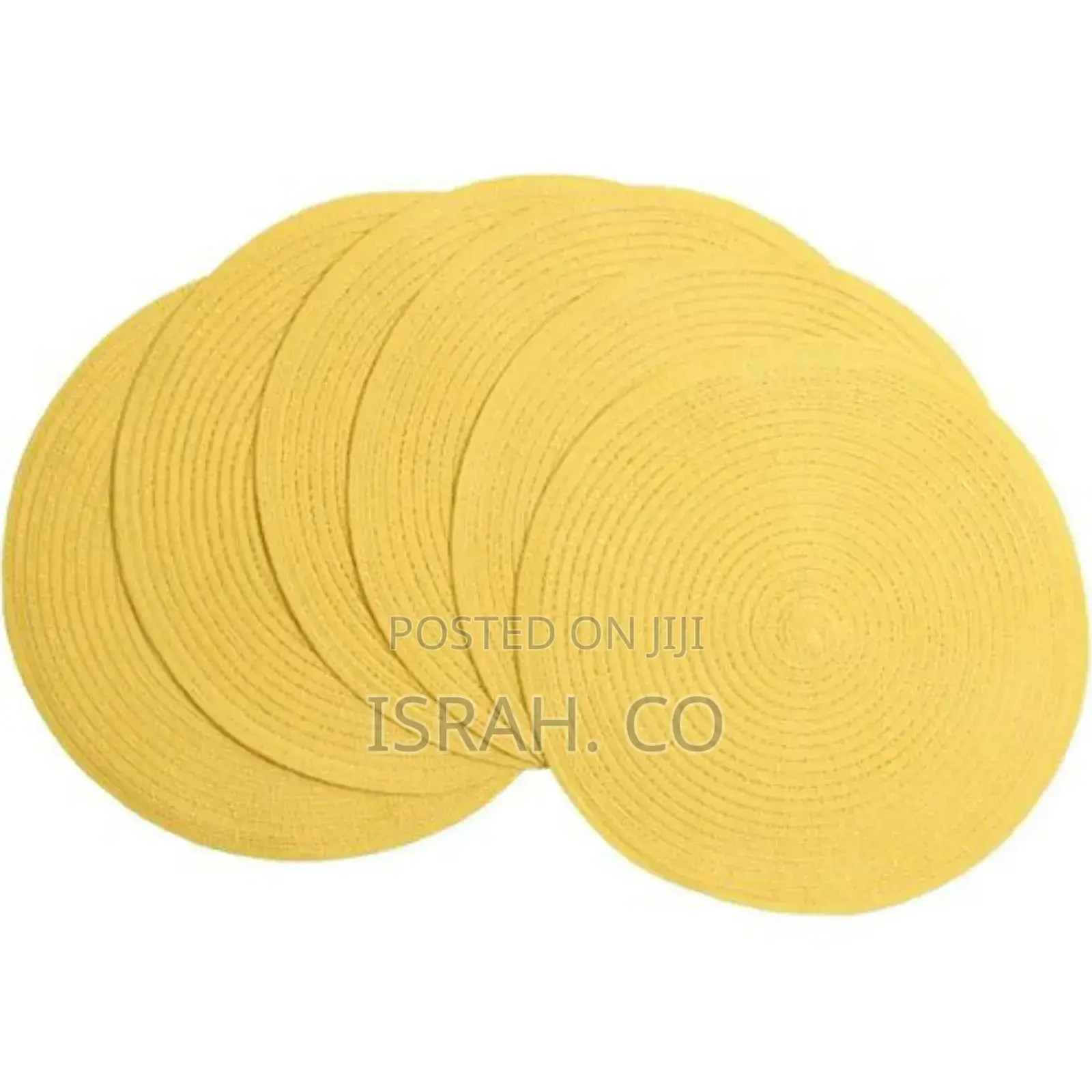 Set of 6,Braided 15 Inch Table Mats Heat Resistant Non-Slip
