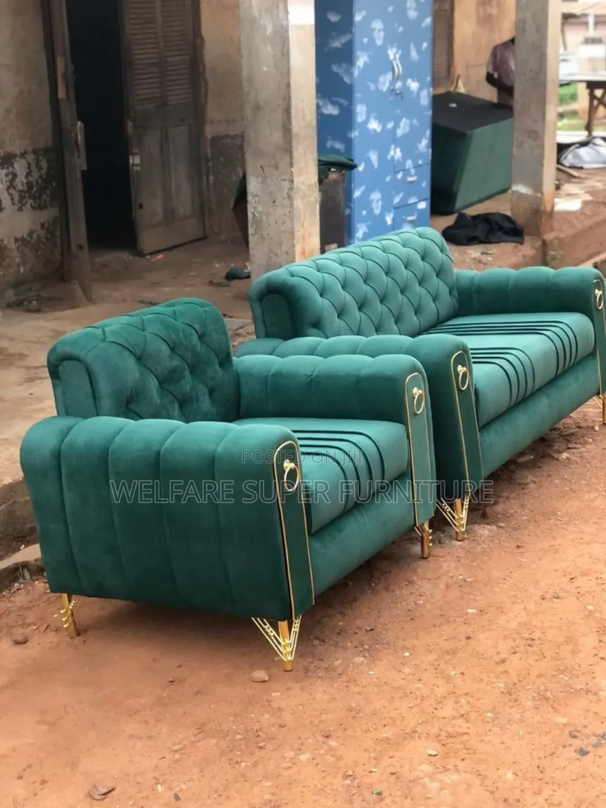Simple Executive Chesterfield Chair 5 Seater