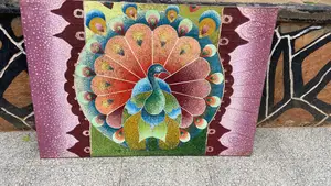 Peacock Big Size Oil Painting