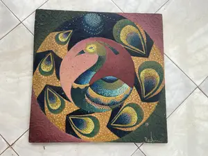 Peacock Big Size Oil Painting