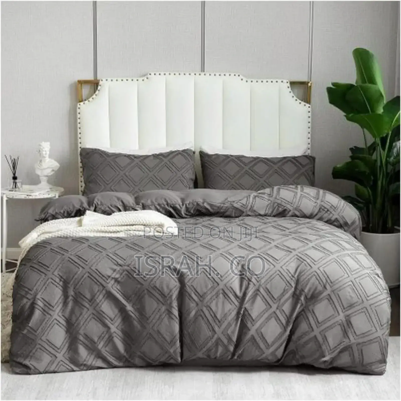 6*6 Embroidery Fabric Duvet Cover Set Softbrushed Microfiber