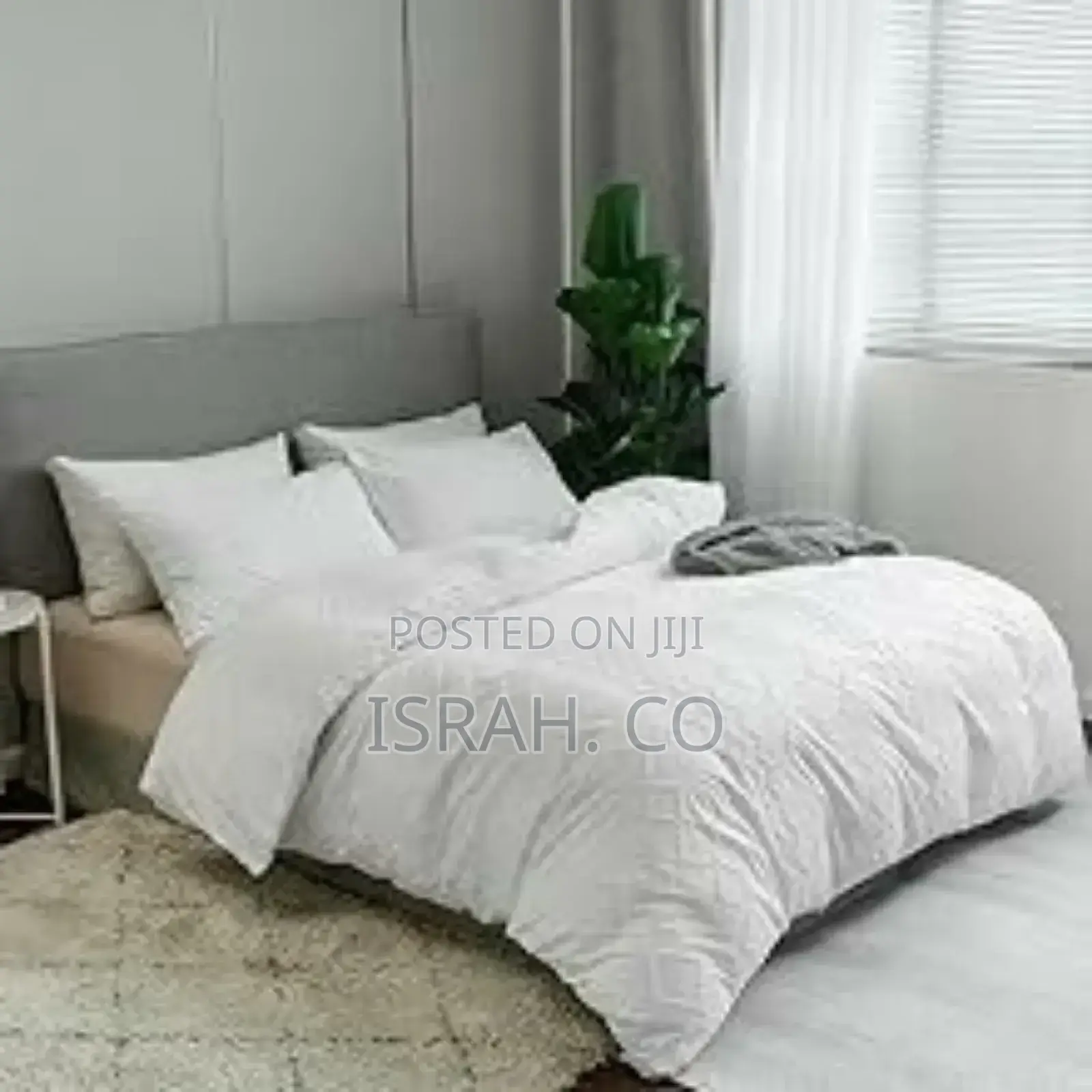 Premium Hotel Quality Bedding Set With 2 Pillow Cases White