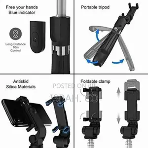 Xt-02 3 in 1 360° Rotating Live Streaming Phone Holder