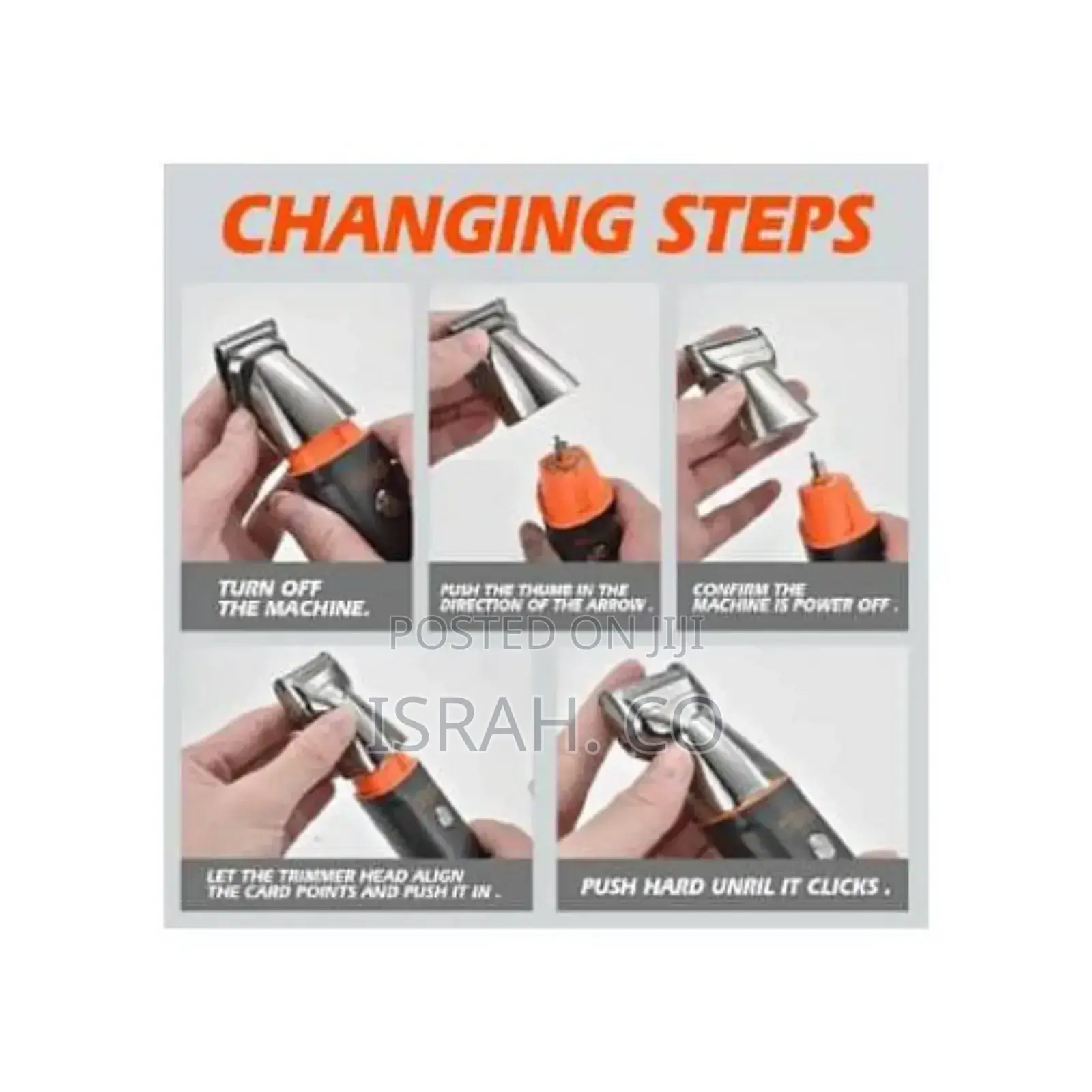 DSP 5-in-1 Rechargeable Ipx6 Trimmer Body Grooming Set
