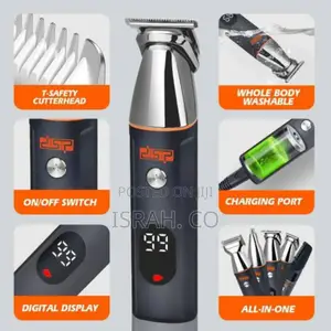 DSP 5-in-1 Rechargeable Ipx6 Trimmer Body Grooming Set