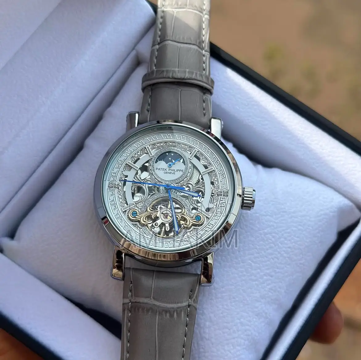New Men's Patek Philippe Skeleton Mechanical Watch in Stock