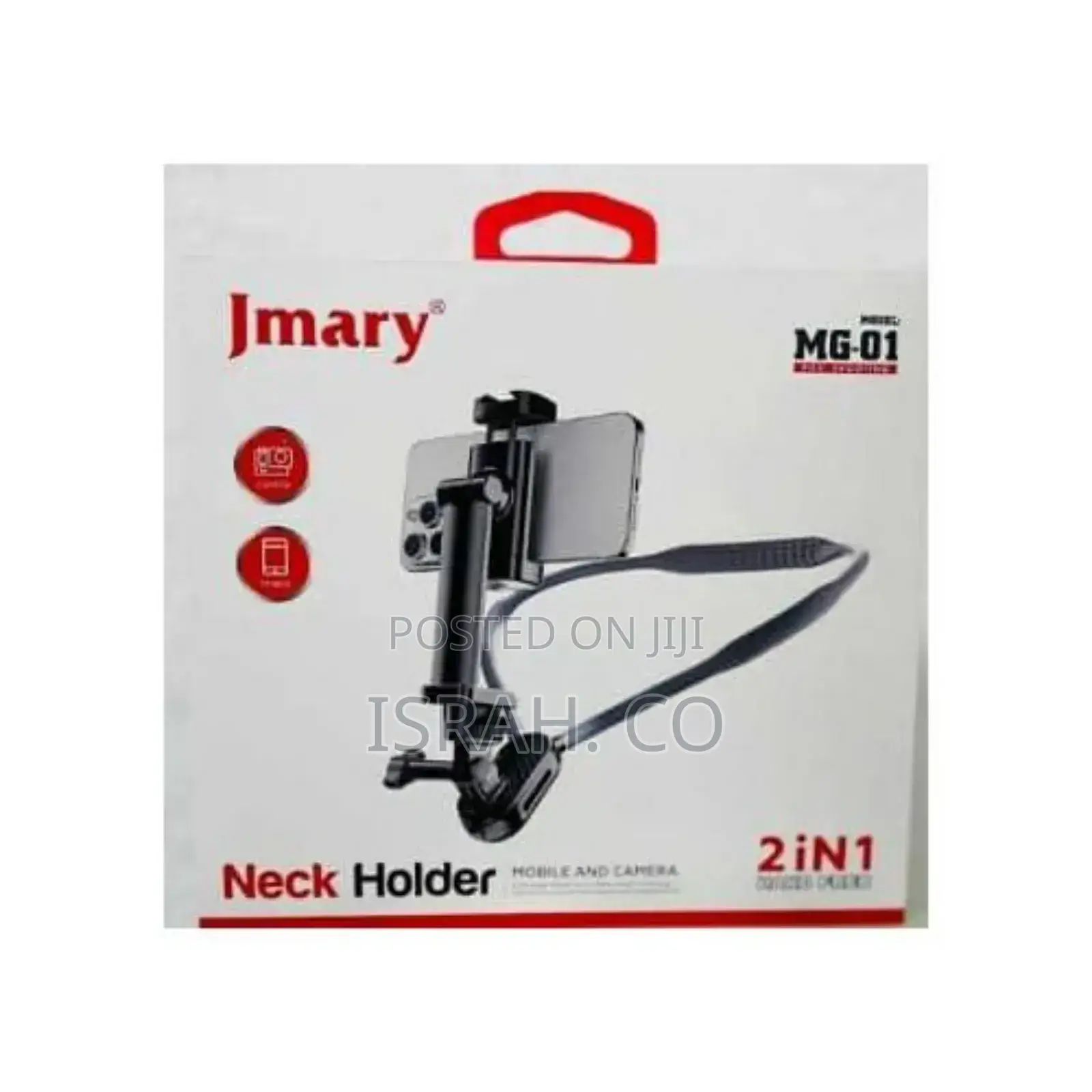 .2 in 1 Magnetic Neck Cell Phone Holder Mount Stand