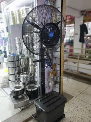 Industrial Black Mist Fan That Is Energy Saving.