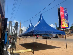 Blue 100seater Tent Heavy Duty PVC Material