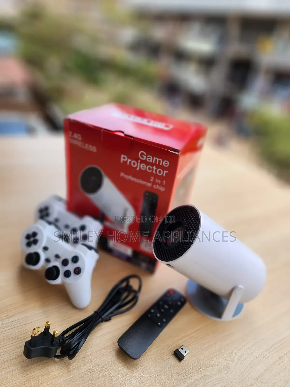 Ultra Hd Gaming Smart Projector With 2 Wireless Controllers