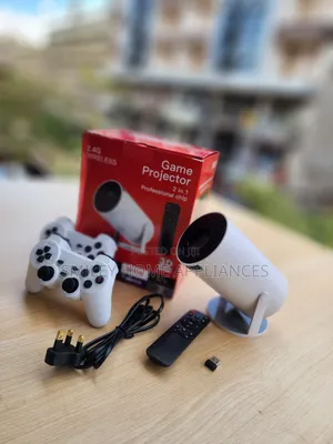 Gaming Projector 2 in 1 Professional Chip 2.4 Wireless Pads