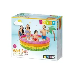 Portable Intex Round Wet Set Kiddie Pool,66" X 18"Collection