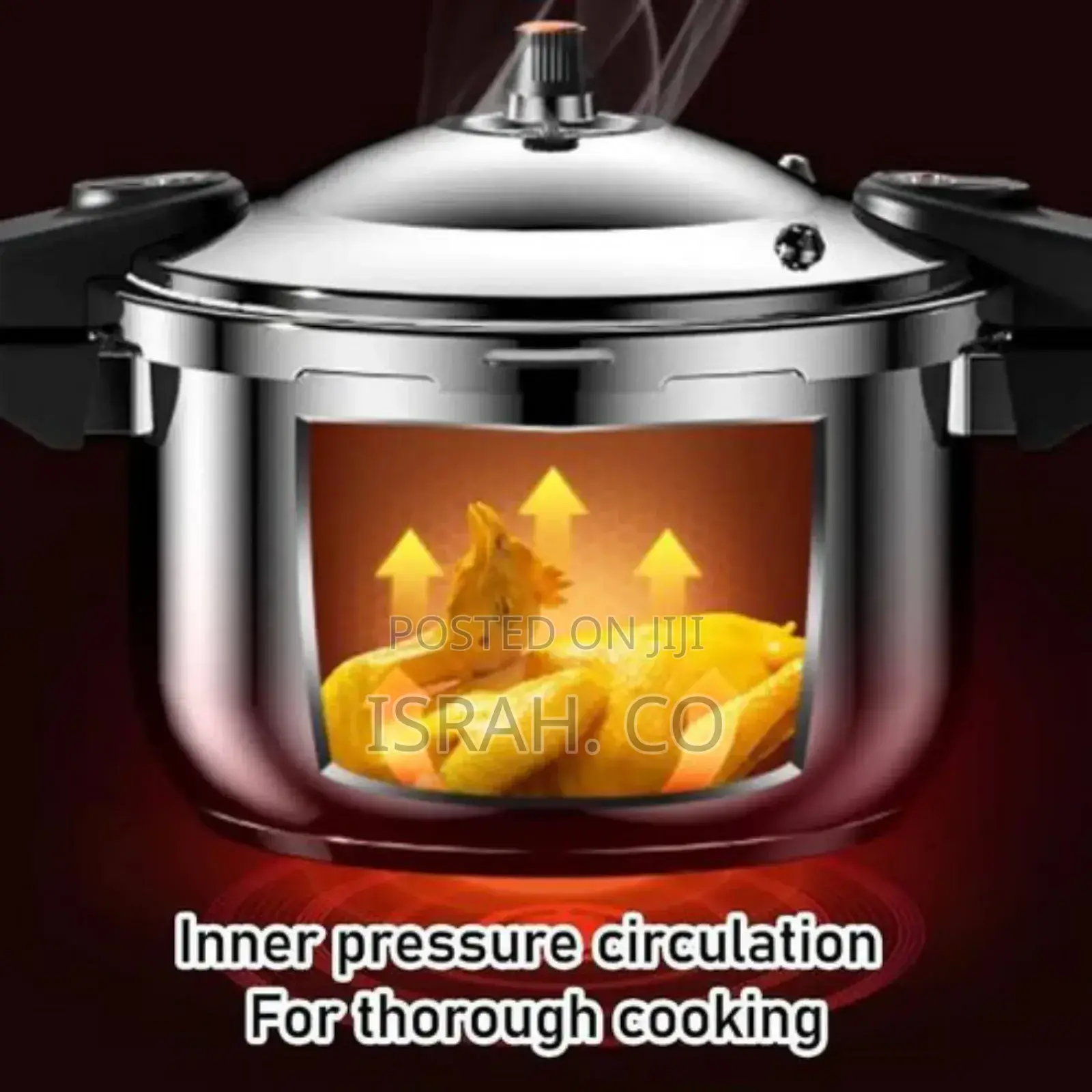 12 Litre Commercial Pressure Cooker Stainless Steel