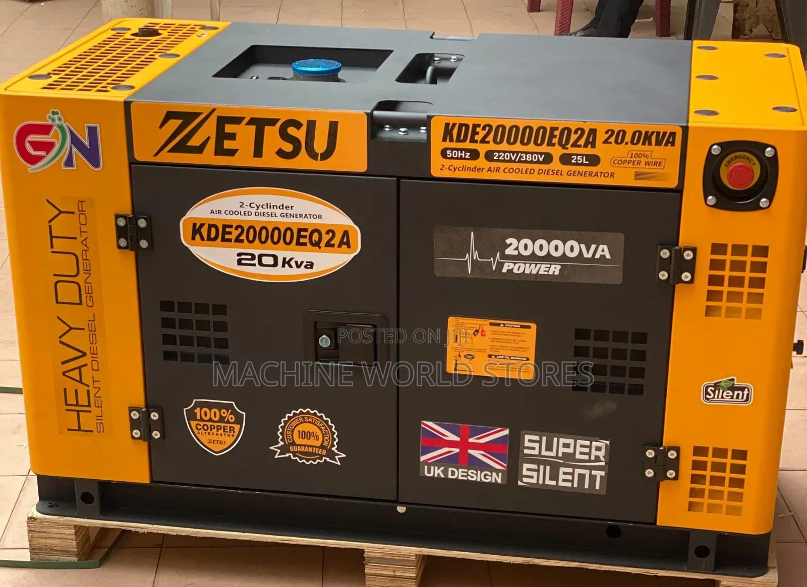 Kde12500eq-O 12.5kva Silent Diesel Generator Zetsu Brand