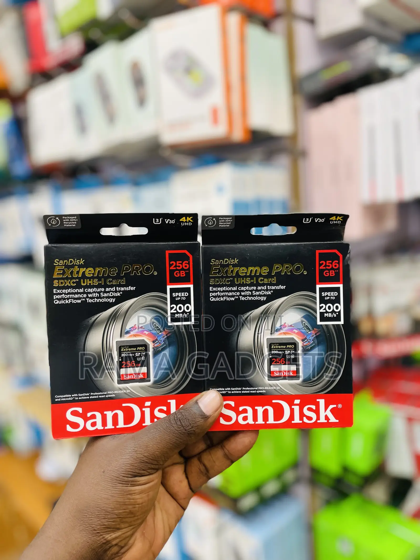 Extreme Pro 256 Memory Card
