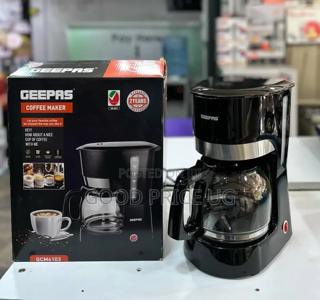 Geepas Coffee Maker Gcm61043 With 2 Year Warranty