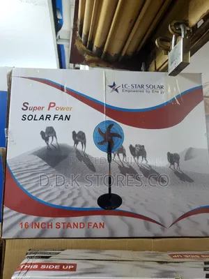 Photo - 16 Inches Tand Solar Fan.