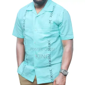 Vibrate Linen Shirts. African Style. Kitengi