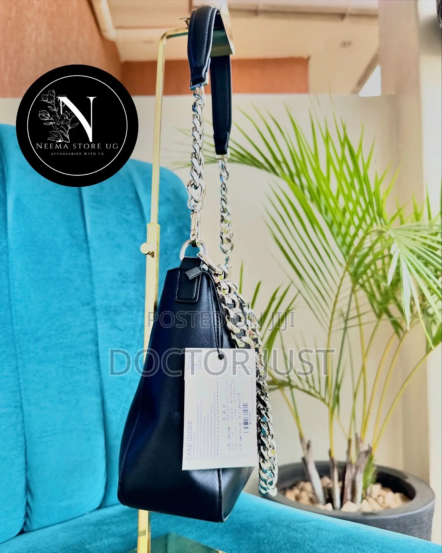 Black Underarm Bag