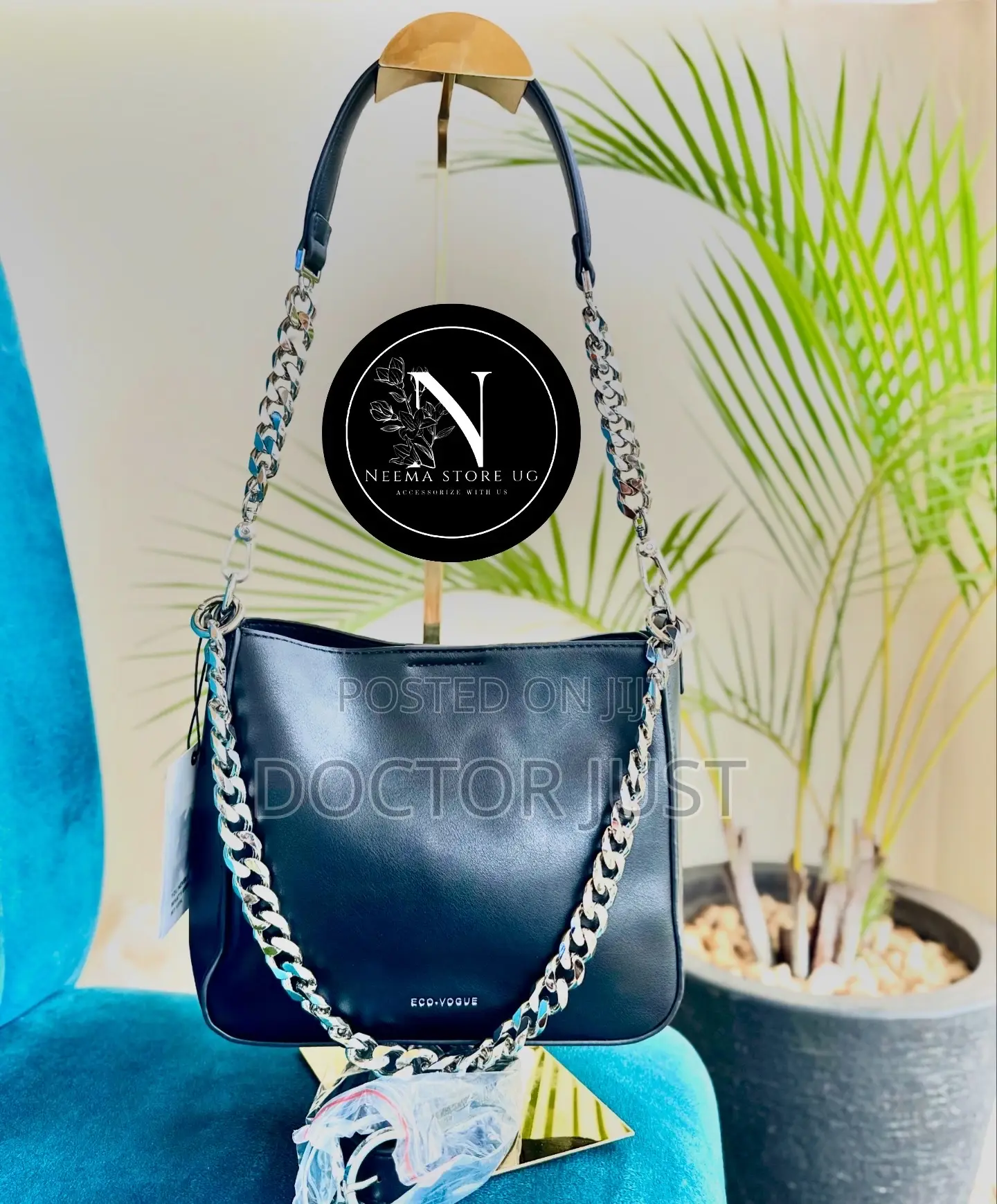 Black Underarm Bag