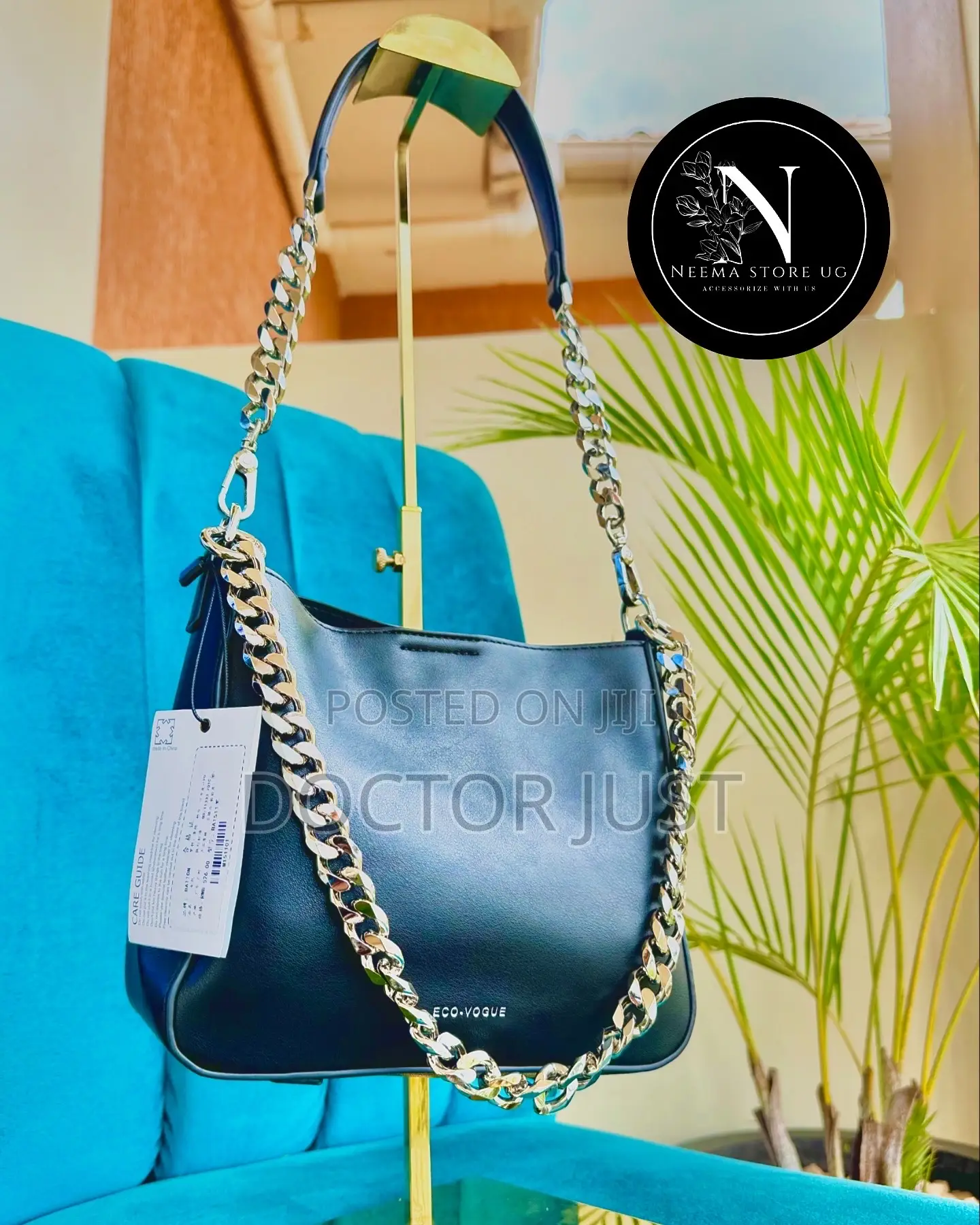Black Underarm Bag