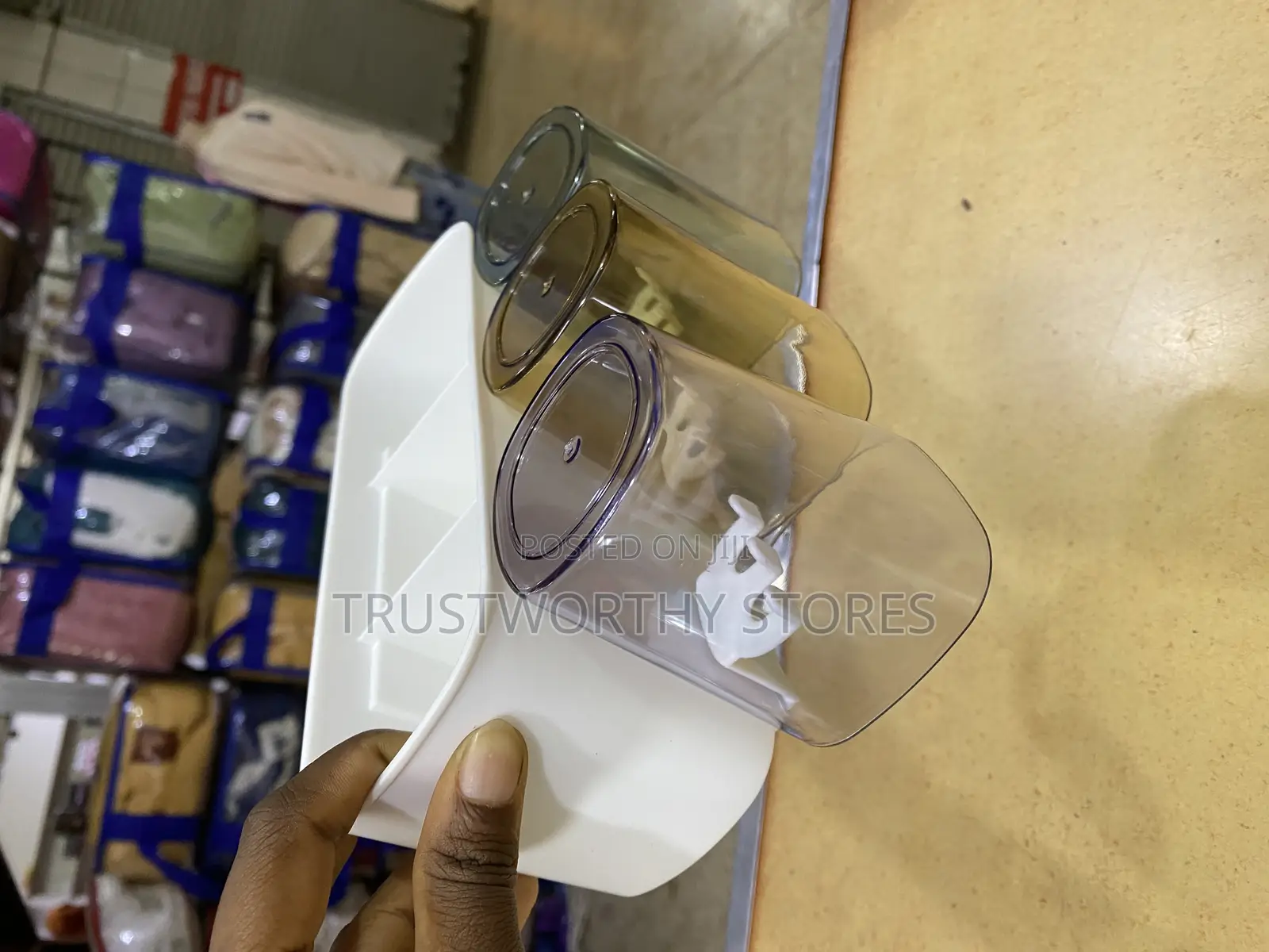 3cups Toothbrush Holder