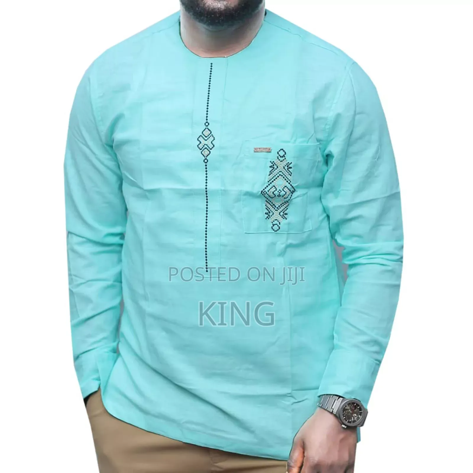 Super Iconic Linen Shirts. African Style. Kitengi