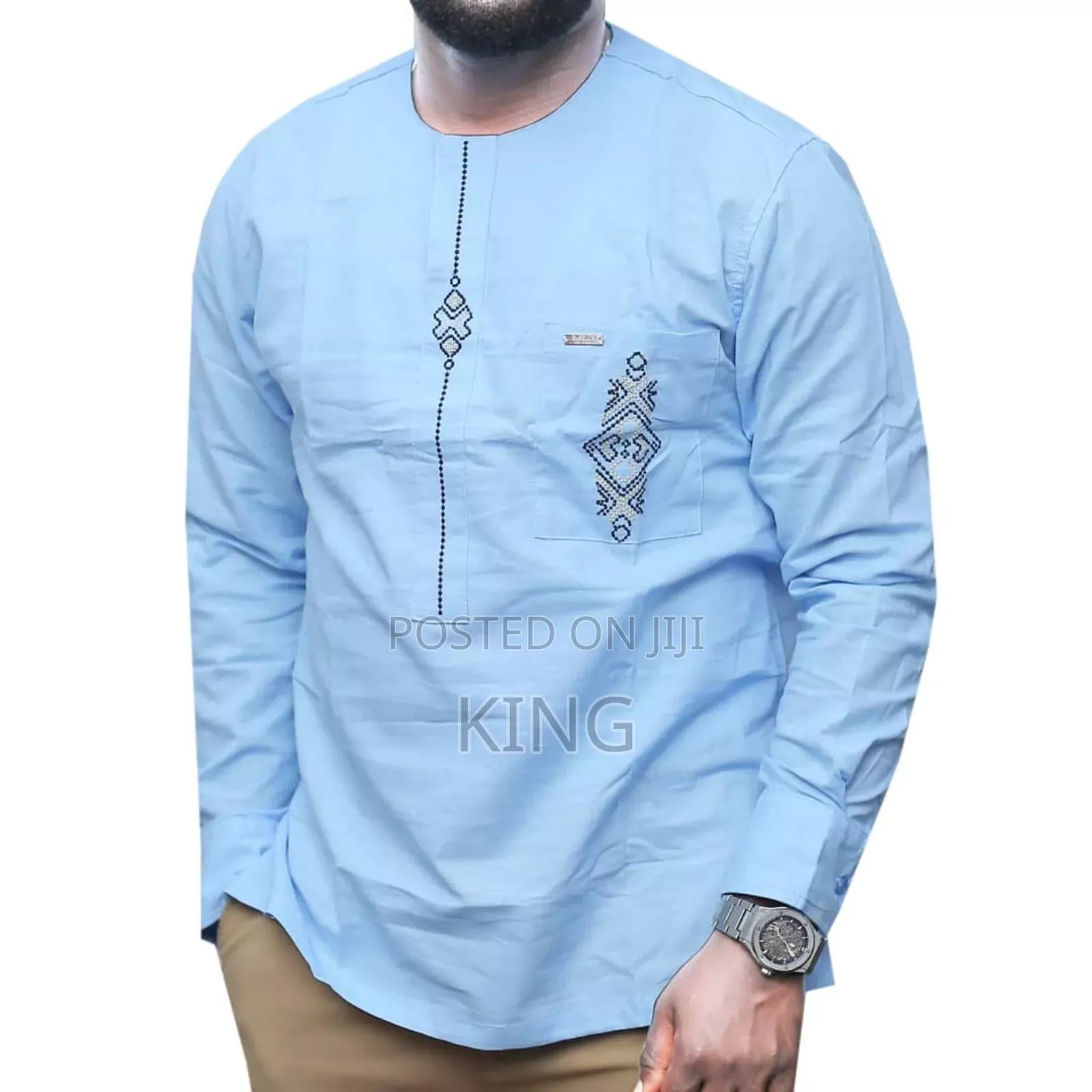 Clash Linen Shirts. African Style. Kitengi