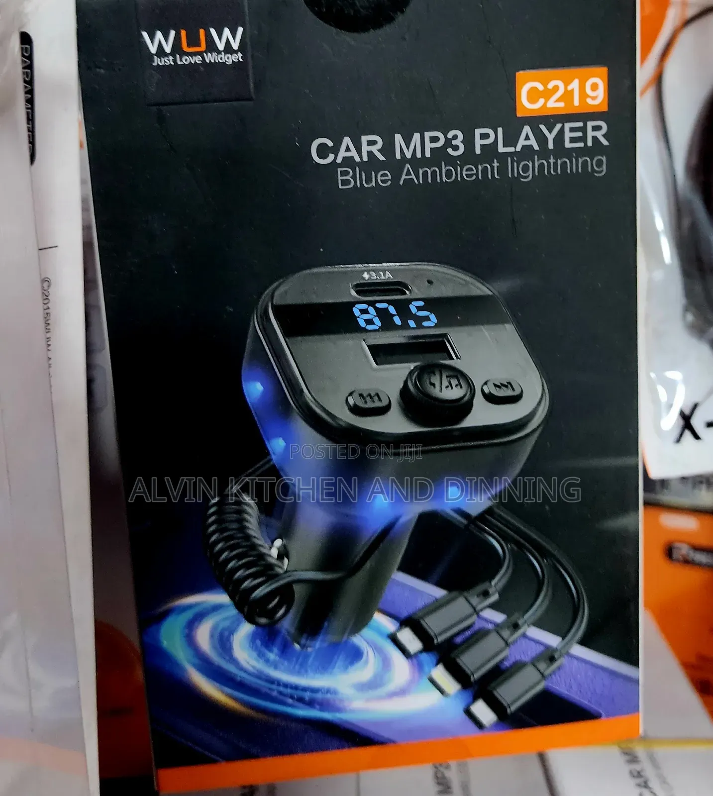 Car Charger With Car Mp3 Player.